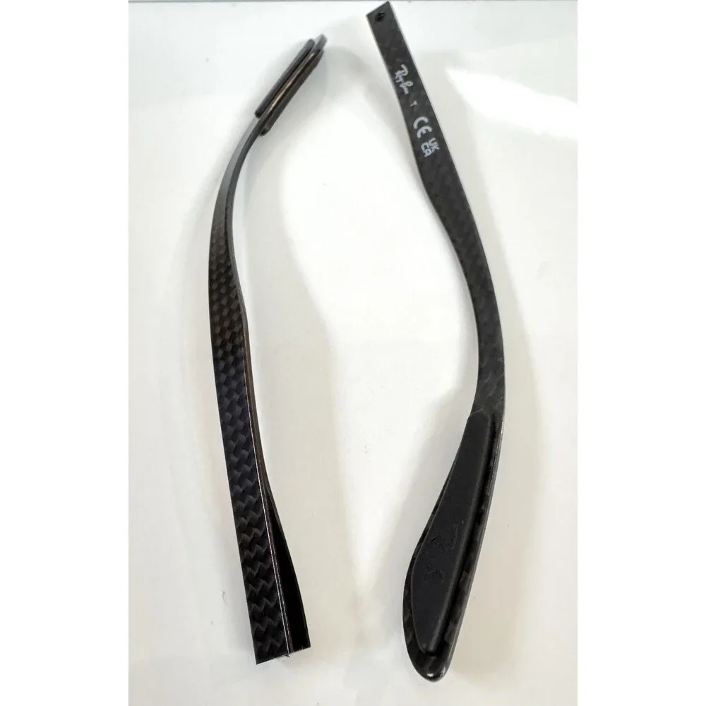 Ray Ban RB8908 Eyeglasses Carbon Fiber BlacK Replacement Temple Arms 1-Pair New